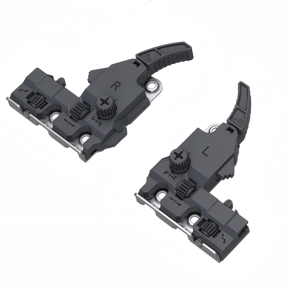 4D Synchronized Full Extension Soft-closing +tension adjustment Concealed Drawer Slides (1)